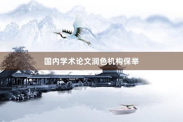 国内学术论文润色机构保举